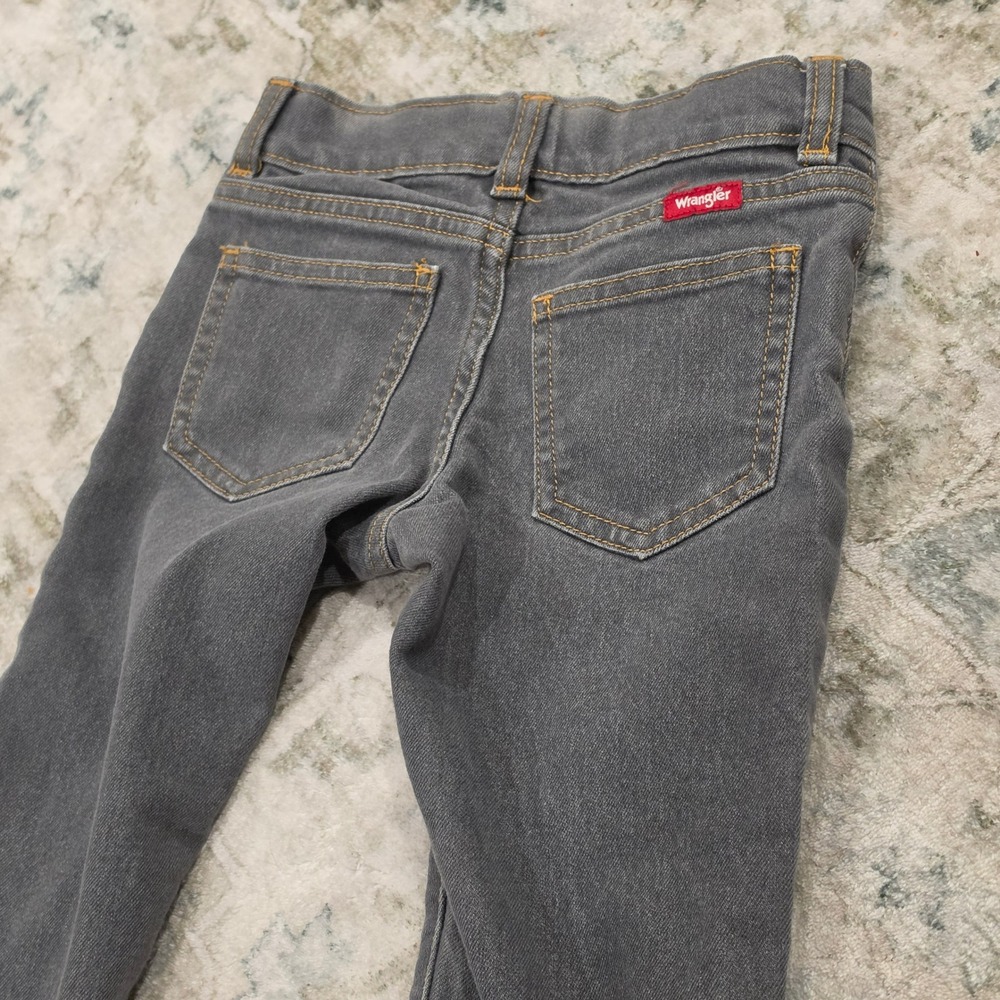 Wrangler Boys 3T Charcoal Gray Denim Jogger Jeans 9MSTFGV Stretch Pants
